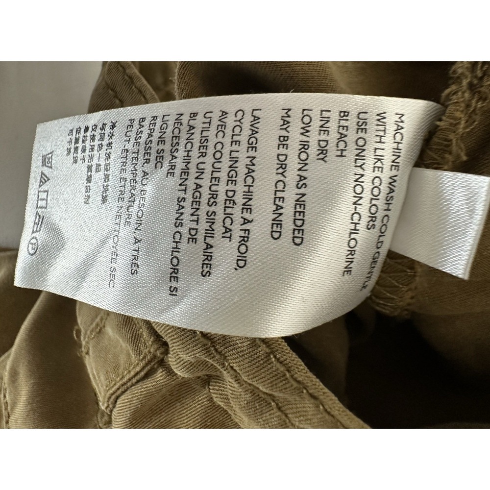 Free People Brown Paper Bag High Waist Tencel Jogger Side Stripe Women Size S - Picture 8 of 11